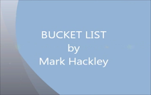 Mark Hackley | Waynesboro, VA | Country Singer | Bucket List