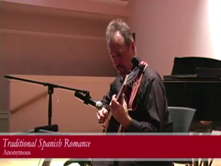 Stephen Kleiman | Norristown, PA | Acoustic Guitar | Faculty Recital at Arcadia 11/1/12 - Spanish Romance-Anonymous