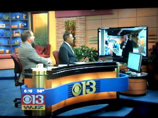 Mr. Dave Thomen of D`s Magic | Baltimore, MD | Magician | Dave Thomen on WJZ CBS 13 news - 2012