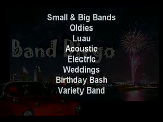 Band Diego | San Diego, CA | Oldies Band | Band Diego Demo -Small and Big Band - Acoustic or Electric Oldies, Swing, Country, Rock  50's, 60's, 70's 80's