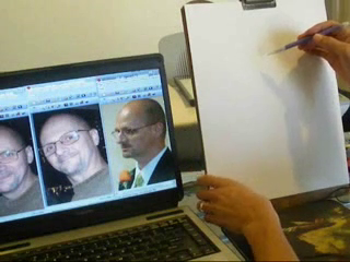 Caricatures By Mac Garcia | Houston, TX | Caricaturist | Mac Drawing a Custom Caricature
