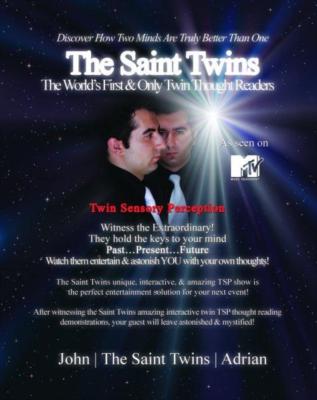 The Saint Twins - TSP:Twin Sensory Perception™  | Mission Viejo, CA | Mentalist | Photo #2