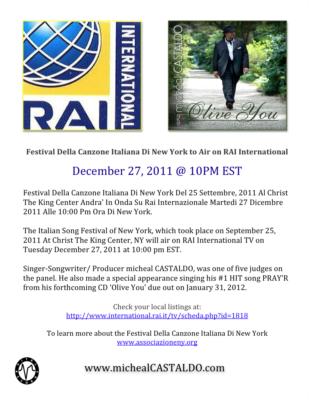 Micheal Castaldo - Classical Crossover Pop + | New York City, NY | Italian Singer | Photo #17
