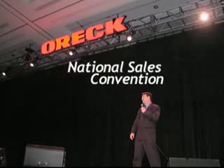 Kelly Terranova | Annapolis, MD | Clean Comedian | Corporate Comedy - Oreck Vacuum Sales Convention, Orlando, FL