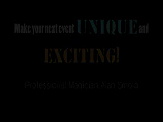 Alan Smola - Minnesota Comedy Magician | Minneapolis, MN | Magician | Magician Alan Smola