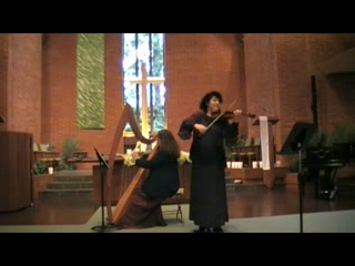 Lara Garner - Harpist/Pianist/Flutist | San Francisco, CA | Harp | Arioso by Bach (harp & violin)