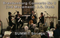 SUMMIT Strings | Wilkesboro, NC | Classical String Quartet | Bach - Brandenburg Concertos No.3 - iii- Allegro