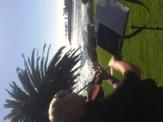 Jessica Haddy | Laguna Beach, CA | Classical Violin | Ave Maria played at Heisler Park in Laguna wedding 6-30-12