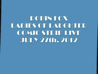 Robin Fox Comedian & Comedy Events! | Hoboken, NJ | Clean Comedian | Ladies of Laughter Winner Set!