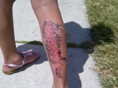 Airbrush Tattoo Art | Jacksonville Beach, FL | Temporary Tattoos | Photo #3