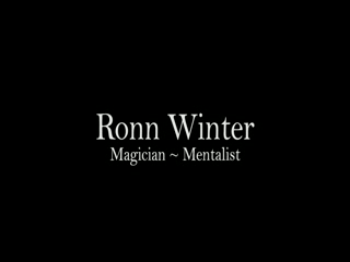 Ronn Winter - Magic & Mentalism | Charlotte, NC | Mentalist | Card burn reveal
