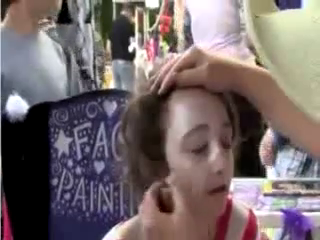 Face Painting Is Fun! | Yonkers, NY | Face Painting | Girl Becomes a Puppy!