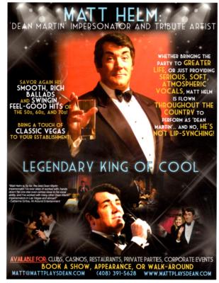 MATT HELM: 'Dean Martin' Impersonator | San Jose, CA | Dean Martin Tribute Act | Photo #8