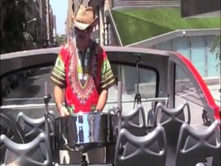 STEELDRUMANIA | New York, NY | Steel Drum Band | UNDER THE SEA - Manhattan Tour Bus