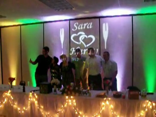 CDJS Services & Exquisite Event Lighting | Marysville, MI | Event DJ | Ambiance Uplighting w- Monogram And Dream Effects