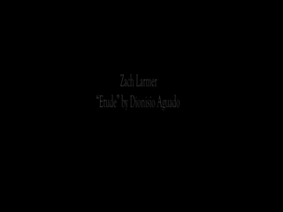 Zach Larmer | Miami, FL | Jazz Guitar | Etude