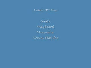 Frankkmusic | Morton Grove, IL | German Band | Frank K Duo