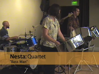 NESTA steel drums~ husband & wife steel drummers   | Los Angeles, CA | Steel Drum | Bassman (Quartet w- two steel drums bass drumset)