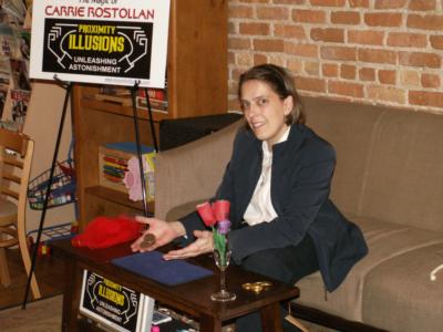 The Magic of Carrie Rostollan: Proximity Illusions | Auburn, MI | Magician | Photo #2