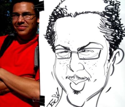 Paul Merklein draws Great Big Faces! | Washington, DC | Caricaturist | Photo #5