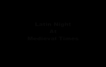 All About Ballroom | Lawrenceville, GA | Ballroom Dancer | Latin Night at Medieval Times