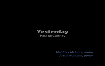 Duo Kriika   | San Francisco, CA | Jazz Duo | Yesterday