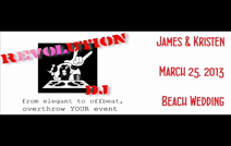Revolution DJ | San Diego, CA | Mobile DJ | March 25 2013 Beach Wedding
