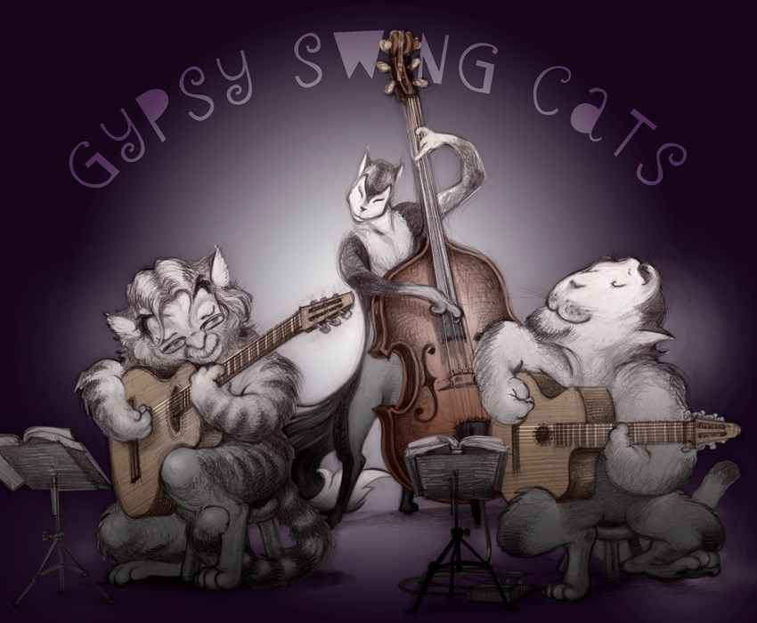 the gypsy swing cats and the Scott fore & kitty amaral - presented by cavulus friday she aptly uses to play the famous and historical jazz called ‘gypsy swing’ the stray cats. the gypsy swing cats and the Scott fore & kitty amaral - presented by cavulus friday she aptly uses to play the famous and historical jazz called ‘gypsy swing’ the stray cats.